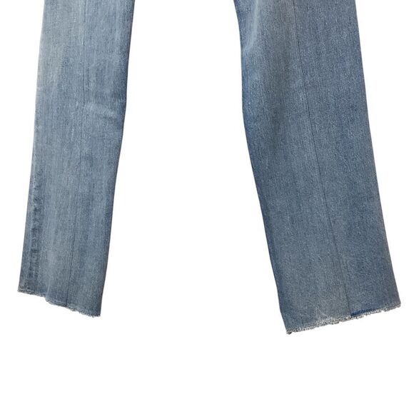 EB DENIM Size 26 NWT Spliced Denim Split Patchwork OG Reconstructed Blue Jeans - Picture 8 of 14